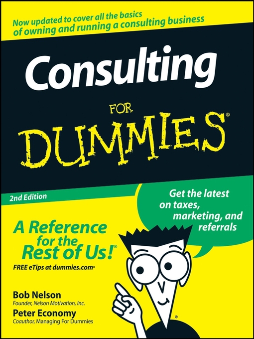 Title details for Consulting For Dummies by Bob Nelson - Available